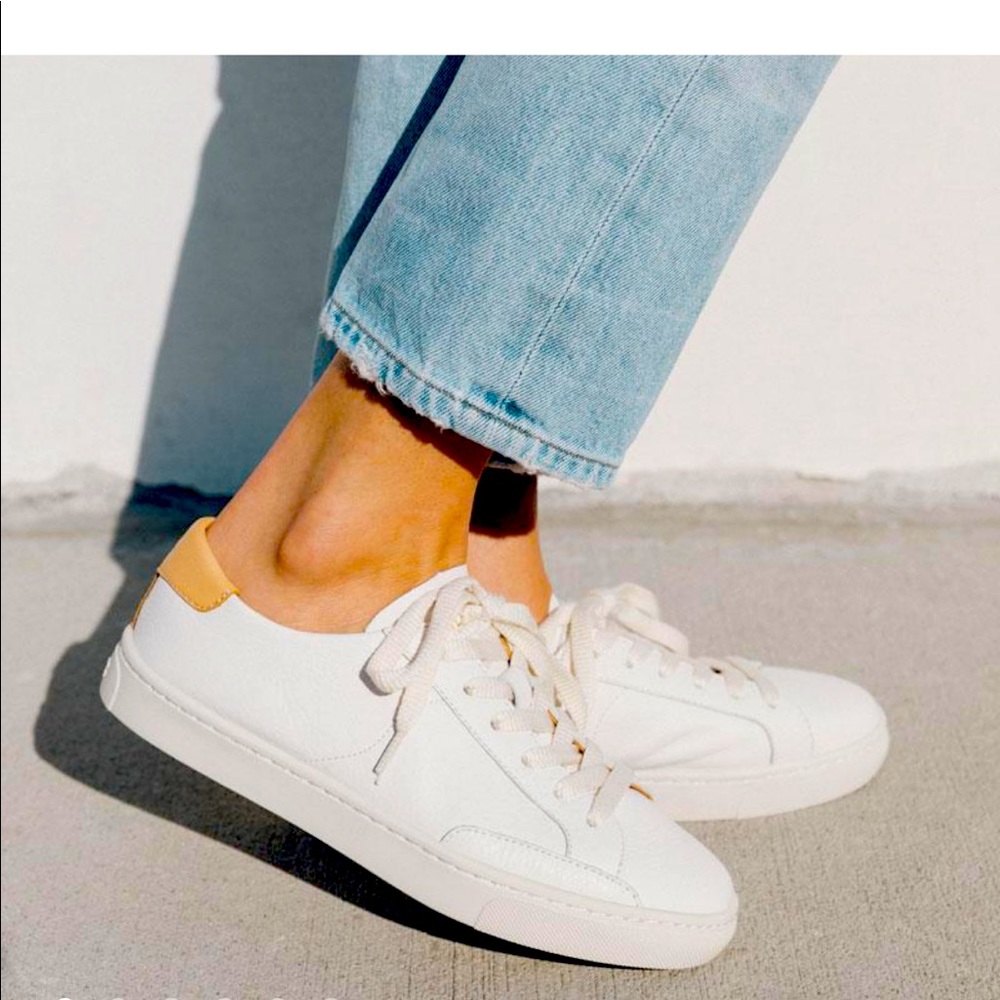 Soludos, Ibiza classic leather sneaker size 8.5, brand new, never worn
